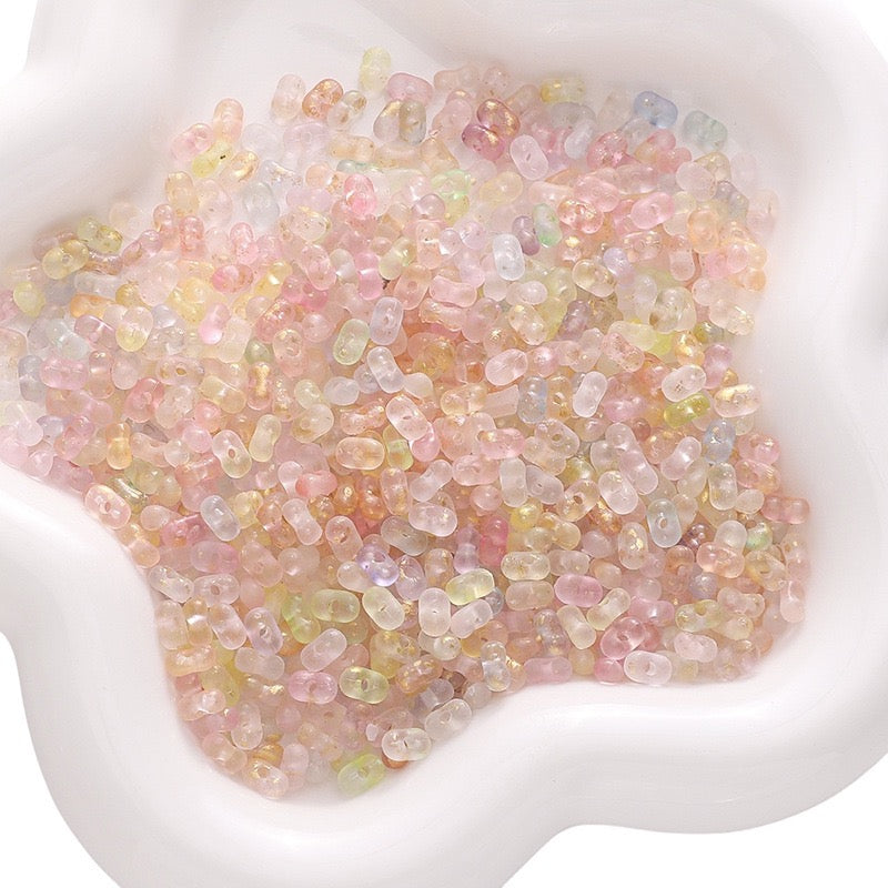 12-Color Peanut-Shaped Beads