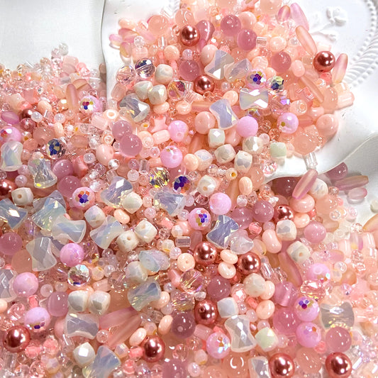 Peachy Sweetheart Mix beads