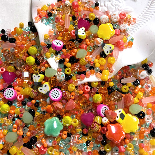 Orange Wonderland Mix beads