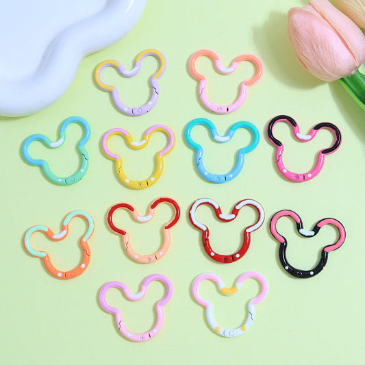 Colored Metal Keychains Mixed color