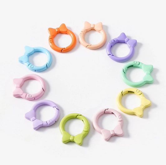 Bow Key Chain Mixed Color